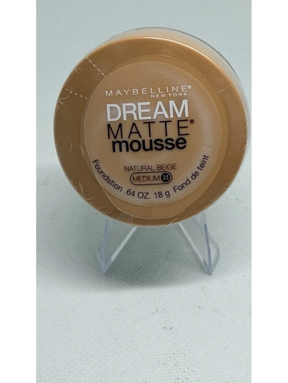 Discontinued Maybelline Dream Matte Mousse Natural Beige Medium 25 Sealed New!